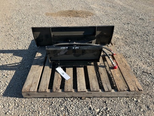 2026 ABOSS 15" BACKFILL BLADE, fits mini excavator. --(LOCATED IN MADERA, CA)--