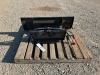 2026 ABOSS 15" BACKFILL BLADE, fits mini excavator. --(LOCATED IN MADERA, CA)--