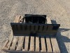 2026 ABOSS 15" BACKFILL BLADE, fits mini excavator. --(LOCATED IN MADERA, CA)-- - 2