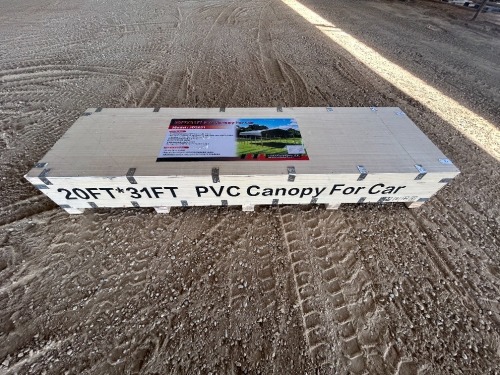 2026 ABOSS JD2031 20'X31' CARPORT. --(LOCATED IN MADERA, CA)--