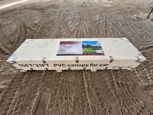 2026 ABOSS JD1521 15'X21' CARPORT. --(LOCATED IN MADERA, CA)--