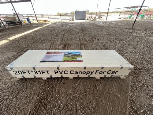 2026 ABOSS JD2031 20'X31' CARPORT. --(LOCATED IN MADERA, CA)--