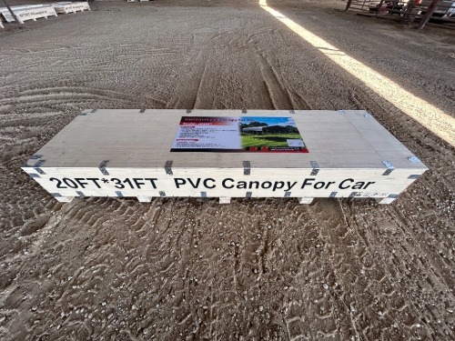 2026 ABOSS JD2031 20'X31' CARPORT. --(LOCATED IN MADERA, CA)--