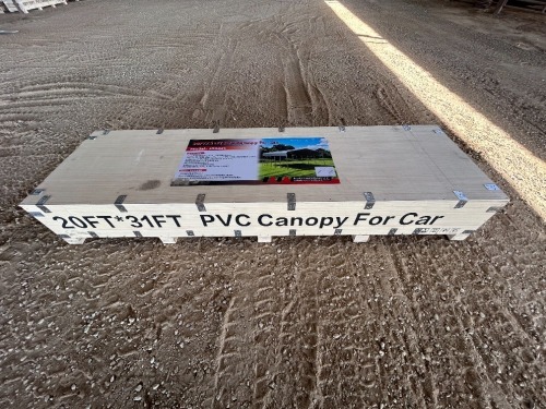2026 ABOSS JD2031 20'X31' CARPORT. --(LOCATED IN MADERA, CA)--