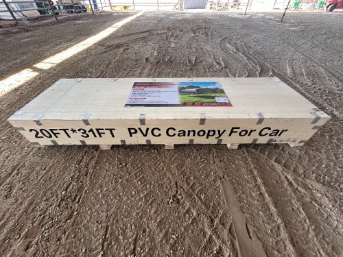 2026 ABOSS JD2031 20'X31' CARPORT. --(LOCATED IN MADERA, CA)--
