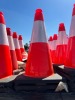 PALLET OF APPROX. (900) 18" ORANGE TRAFFIC CONES --(LOCATED IN COLTON, CA)-- - 4