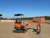 2026 ABOSS GH25 MINI HYDRAULIC EXCAVATOR, gp bucket, hydraulic thumb, aux hydraulics, backfill blade, canopy. s/n:4SZ1569 --(LOCATED IN MADERA, CA)-- - 2