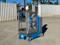 2014 GENIE GR20 PERSONNEL LIFT, electric, 20' lift. s/n:GR14-30960 --(DOES NOT RUN)-- --(LOCATED IN COLTON, CA)--