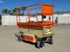 2015 JLG 3246ES SCISSORLIFT, electric, 32' lift, extendable platform, 118 hours indicated. s/n:0200248973 --(DOES NOT RUN)-- --(LOCATED IN COLTON, CA)-- - 2