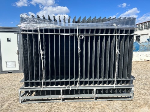 10'X7' WROUGHT IRON FENCING --(LOCATED IN COLTON, CA)--