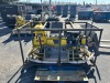 LISAN 80R2514 RIDE-ON POWER TROWEL, 13hp gasoline. --(LOCATED IN COLTON, CA)--