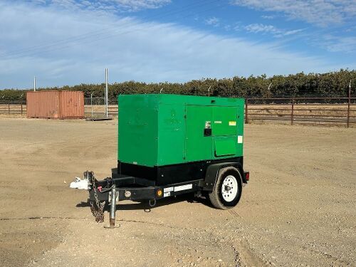 2016 MULTIQUIP DCA25SSIU4F GENERATOR, 20kw, Isuzu diesel, portable, 1,789 hours indicated. s/n:7153348; Trailer s/n:4GNBG0916GB043858 --(LOCATED IN MADERA, CA)--