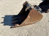 BOBCAT 18" GP BUCKET, fits mini excavator --(LOCATED IN COLTON, CA)-- - 2