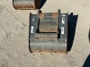 BOBCAT 18" GP BUCKET, fits mini excavator --(LOCATED IN COLTON, CA)-- - 4