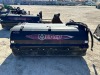 DIRNIG 72" SWEEPER ATTACHMENT, fits skidsteer. s/n:245143 --(LOCATED IN COLTON, CA)--