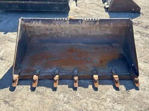 BOBCAT 62" GP BUCKET, fits skidsteer. --(LOCATED IN COLTON, CA)--