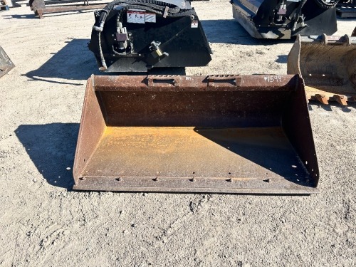 BOBCAT 62 LOWPRO 62" GP BUCKET, fits skidsteer. s/n:6731415 --(LOCATED IN COLTON, CA)--