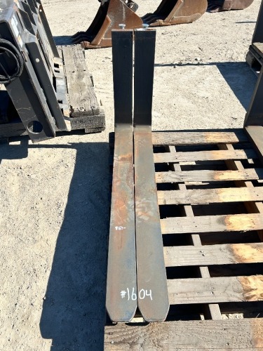 SET OF 42" FORKS, fits forklift. --(LOCATED IN COLTON, CA)--