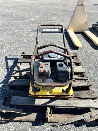 WACKER PLATE COMPACTOR, Honda gasoline --(LOCATED IN COLTON, CA)--