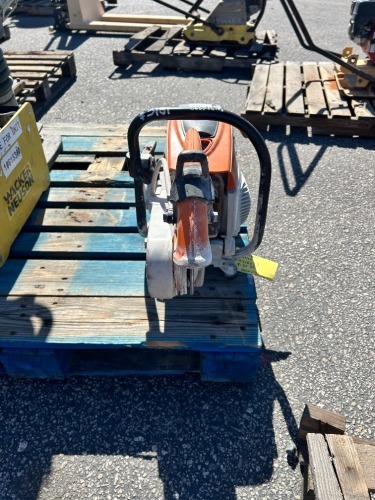 2020 STIHL TS80016 16" CUTOFF SAW, gasoline. s/n:188097265 --(LOCATED IN COLTON, CA)--