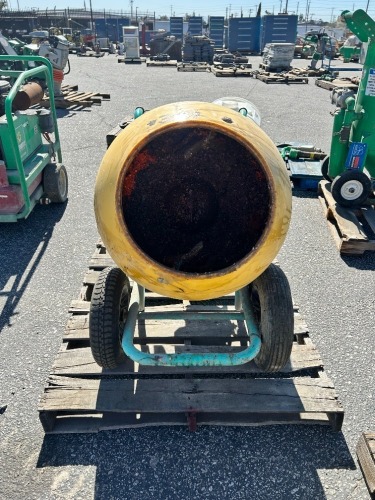 2016 IMER WHEELMAN II WHEELBARROW MIXER, gasoline. --(LOCATED IN COLTON, CA)--