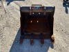 BOBCAT 24" GP BUCKET, fits mini excavator. --(LOCATED IN COLTON, CA)--