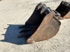 BOBCAT 24" GP BUCKET, fits mini excavator. --(LOCATED IN COLTON, CA)-- - 2