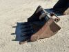 BOBCAT 24" GP BUCKET, fits mini excavator. --(LOCATED IN COLTON, CA)-- - 2
