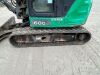 2020 JOHN DEERE 60G MINI HYDRAULIC EXCAVATOR, gp bucket, q/c, aux hydraulics, backfill blade, cab w/air, 2,480 hours indicated. s/n:1FF060GXEKJ291491 --(DOES NOT RUN)-- --(LOCATED IN COLTON, CA)-- - 5