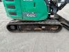 2020 JOHN DEERE 60G MINI HYDRAULIC EXCAVATOR, gp bucket, q/c, aux hydraulics, backfill blade, cab w/air, 2,480 hours indicated. s/n:1FF060GXEKJ291491 --(DOES NOT RUN)-- --(LOCATED IN COLTON, CA)-- - 8
