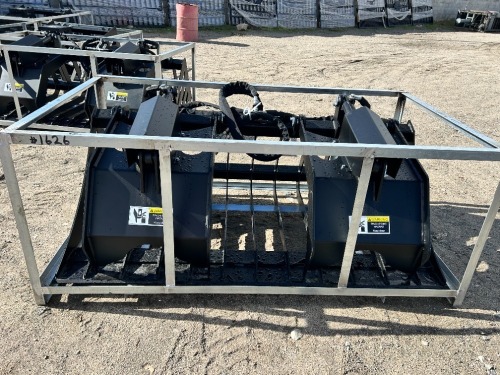 2026 72IN 72" ROCK GRAPPLE BUCKET, fits skidsteer. s/n:690326080482 --(LOCATED IN COLTON, CA)--