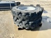 APPROX. (2) RIMS W/TIRES, fits reach lift. --(LOCATED IN COLTON, CA)--