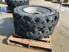 APPROX. (2) RIMS W/TIRES, fits reach lift. --(LOCATED IN COLTON, CA)-- - 3