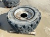 APPROX. (2) RIMS W/TIRES, fits reach lift. --(LOCATED IN COLTON, CA)-- - 4