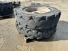 APPROX. (2) RIMS W/TIRES, fits reach lift. --(LOCATED IN COLTON, CA)--