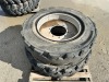 APPROX. (2) RIMS W/TIRES, fits reach lift. --(LOCATED IN COLTON, CA)-- - 4