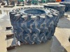 APPROX. (2) RIMS W/TIRES, fits reach lift. --(LOCATED IN COLTON, CA)-- - 2