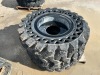 APPROX. (2) RIMS W/TIRES, fits reach lift. --(LOCATED IN COLTON, CA)-- - 4