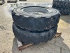 APPROX. (2) RIMS W/TIRES, fits reach lift. --(LOCATED IN COLTON, CA)-- - 2