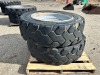 APPROX. (2) RIMS W/TIRES, fits reach lift. --(LOCATED IN COLTON, CA)-- - 3