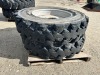 APPROX. (2) RIMS W/TIRES, fits reach lift. --(LOCATED IN COLTON, CA)-- - 2