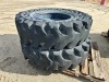 APPROX. (2) RIMS W/TIRES, fits reach lift. --(LOCATED IN COLTON, CA)-- - 2