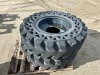 APPROX. (2) RIMS W/TIRES, fits reach lift. --(LOCATED IN COLTON, CA)-- - 4