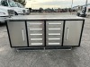 2026 CHERY INDUSTRIAL 7FT-10D-2-01B-01 7' 10 DRAWER STAINLESS STEEL WORKBENCH. s/n:69062609 --(LOCATED IN COLTON, CA)--