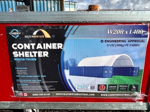 2026 GOLD MOUNTAIN C2040 20'X40' CONTAINER SHELTER. s/n:26HKNY024210 --(LOCATED IN COLTON, CA)--