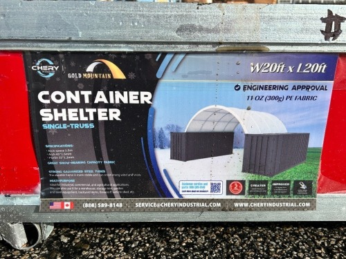 2026 GOLD MOUNTAIN C2020 20'X20' CONTAINER SHELTER. s/n:26HKNY024211 --(LOCATED IN COLTON, CA)--