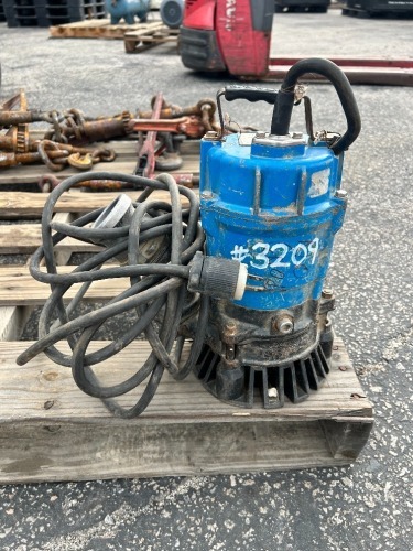 2012 TSURUMI HS2.4S62 2" TRASH PUMP. s/n:T6302183 --(LOCATED IN COLTON, CA)--