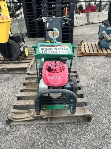 BILLY GOAT SC182HCA 18" SOD CUTTER, Honda gasoline . s/n:080122574 --(LOCATED IN COLTON, CA)--