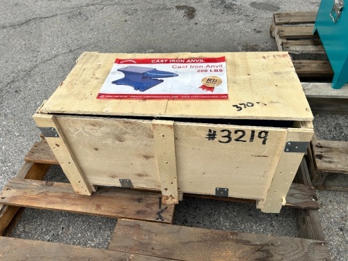2026 GREATBEAR CAST IRON ANVIL, 200#. --(LOCATED IN COLTON, CA)--