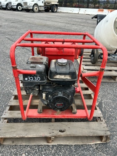 2019 MULTIQUIP QP4TH 4" TRASH PUMP, Honda gasoline. s/n:4TH-7204 --(LOCATED IN COLTON, CA)--